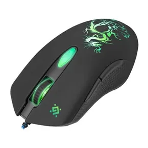 Defender Myš Sky Dragon GM-090L, 3200DPI, optická, 6tl., drôtová USB, čierna, s hernou podložkou, podsvietená